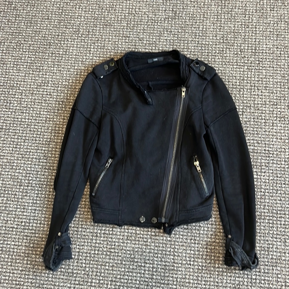 Fate Jacket Women’s M. Black. Moto Style Crop